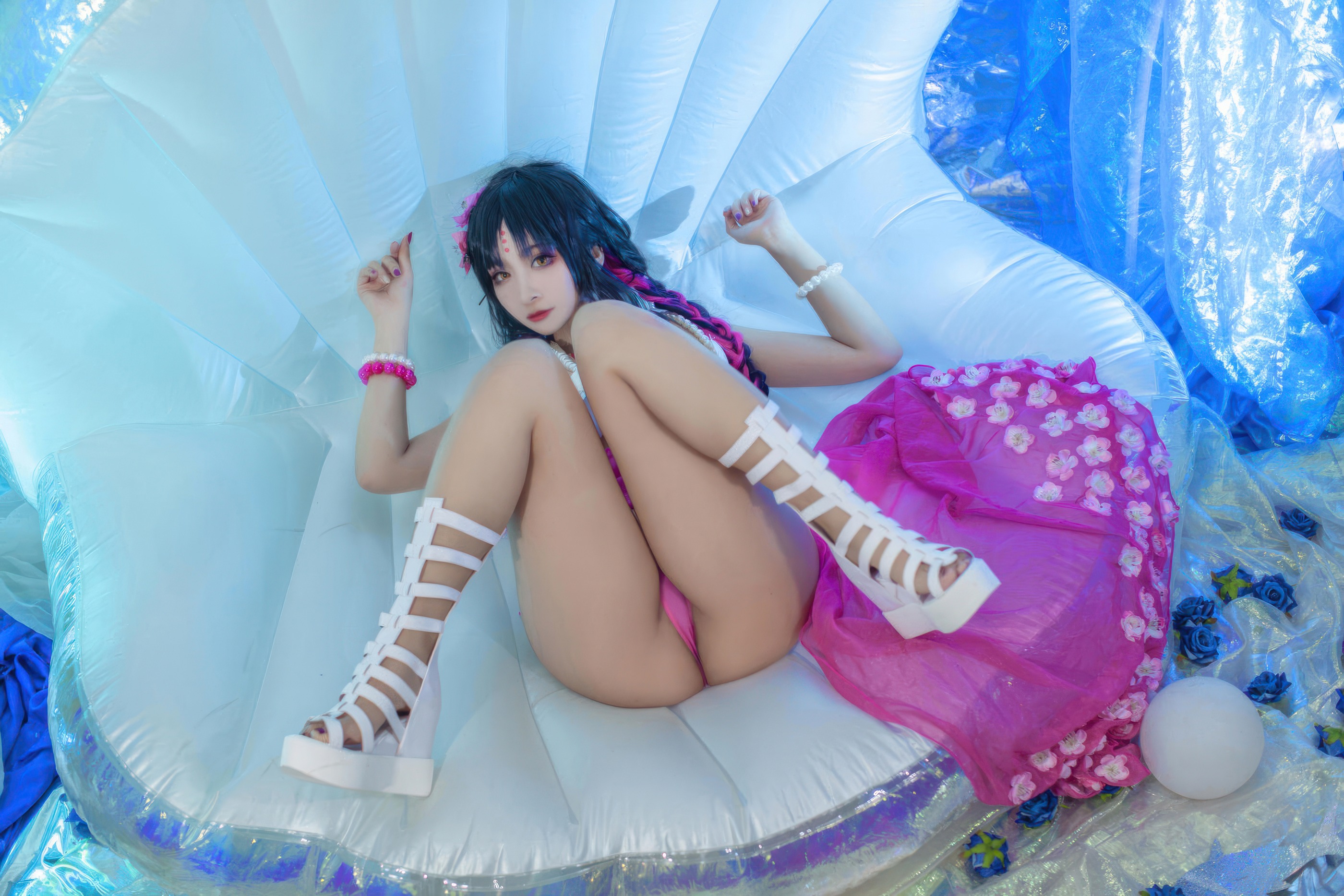 图片[1]-洛璃 LoLiSAMA – NO.112 FGO 杀生院泳装[34P]-XikXak